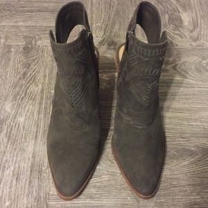 Vince Camuto Open Heel Booties